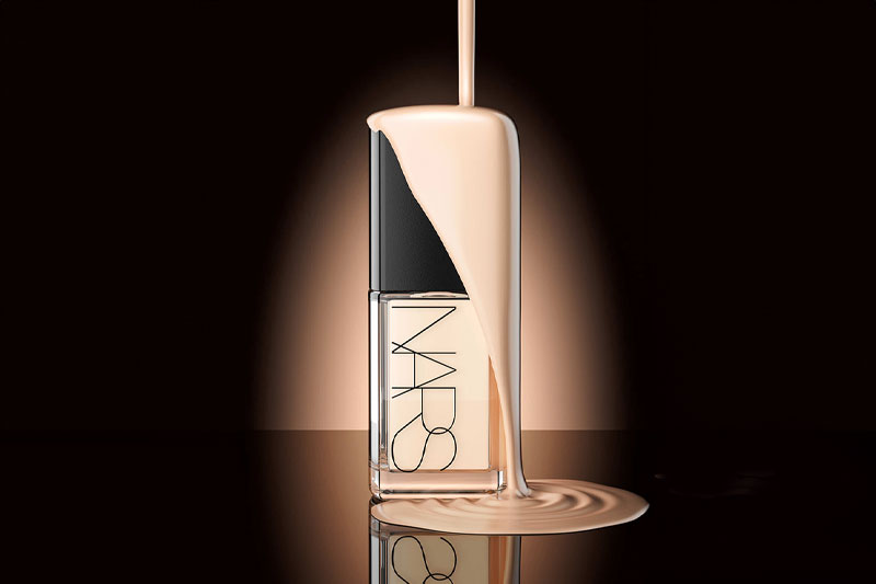 C4D工程-NARS粉底液场景渲染工程产品场景工程化妆品C4D模型下载