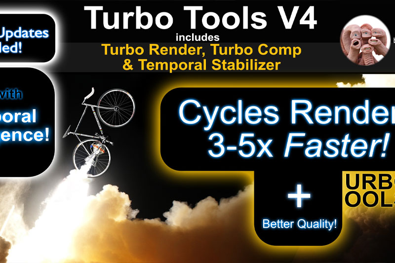 Blender插件-加速渲染工具 Turbo Render v4.0.7