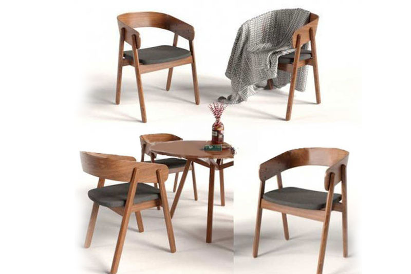 C4D模型-椅子模型毯子模型圆桌模型C4D模型下载