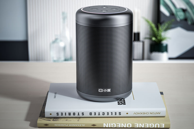 C4D工程-小度音响场景渲染工程产品场景工程小度音响C4D模型下载