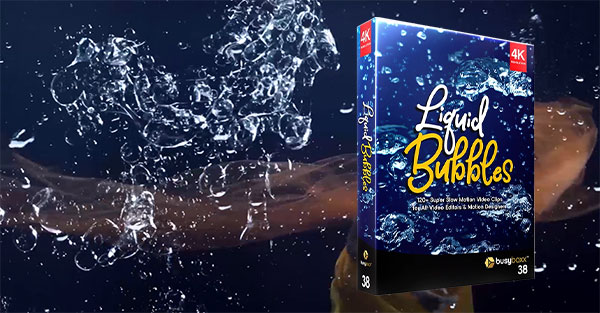 4K视频素材-130组水花水里冒泡气泡流体特效动画素材 BBV38 Liquid Bubbles