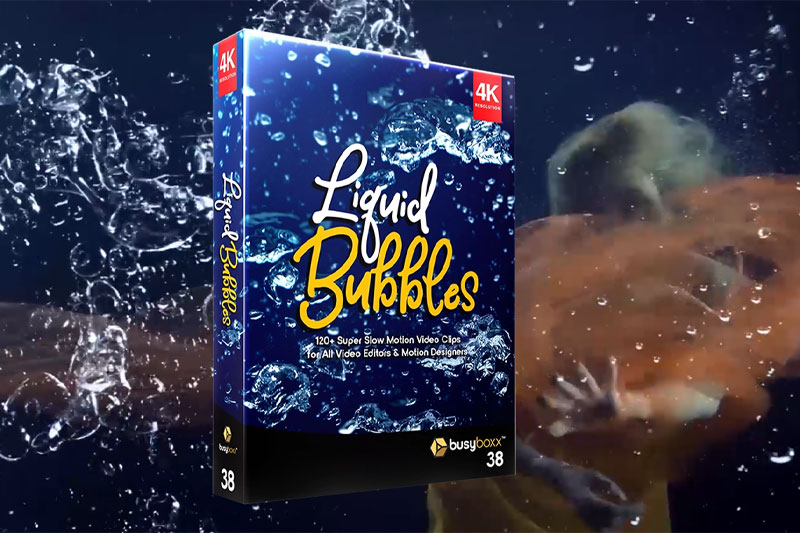 4K视频素材-130组水花水里冒泡气泡流体特效动画素材 BBV38 Liquid Bubbles