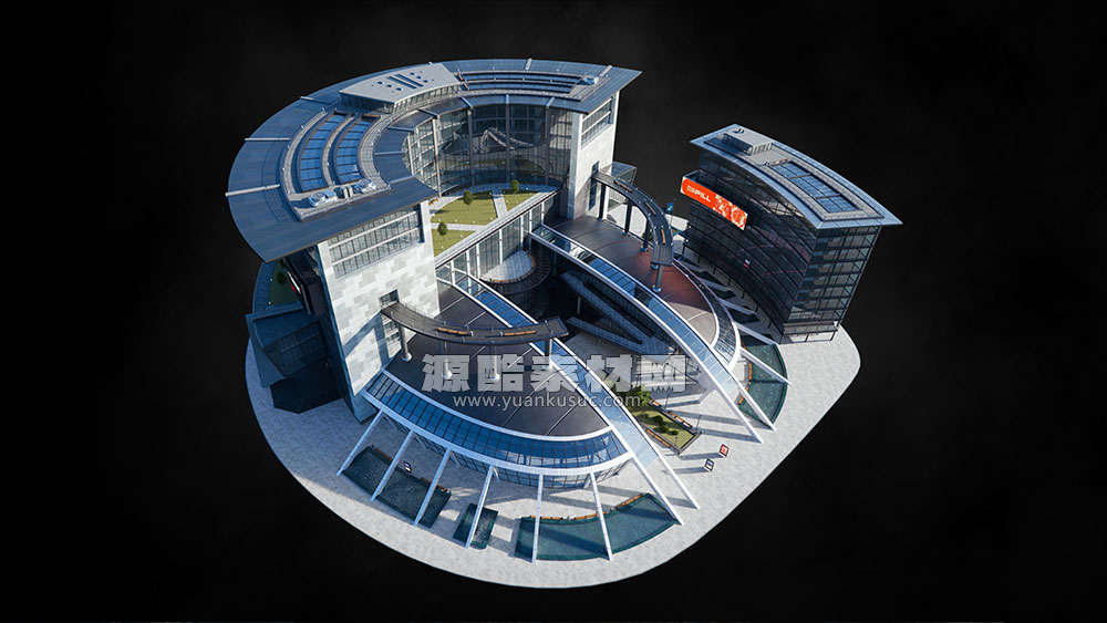 新旧金山城市建筑3D模型楼房模型建筑模型Kitbash3D Neo SanFrancisco