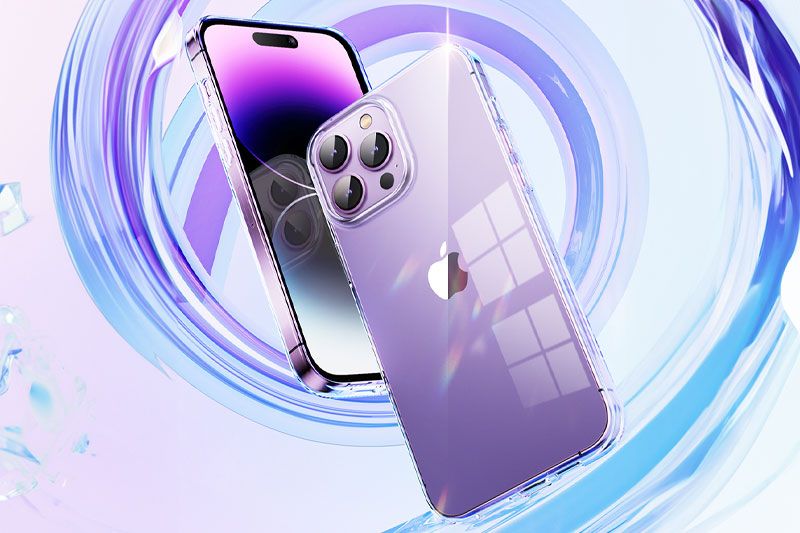 C4D工程-iPhone14 Pro 手机壳场景渲染工程产品场景模型苹果手机壳C4D模型下载