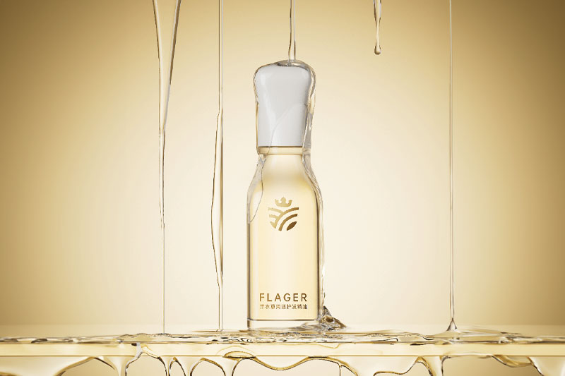 C4D工程-护发精油场景渲染工程产品场景模型C4D模型下载