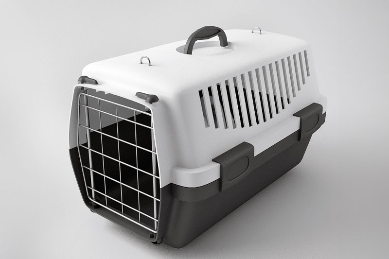 C4D模型-宠物航空箱模型宠物便捷箱C4D模型下载