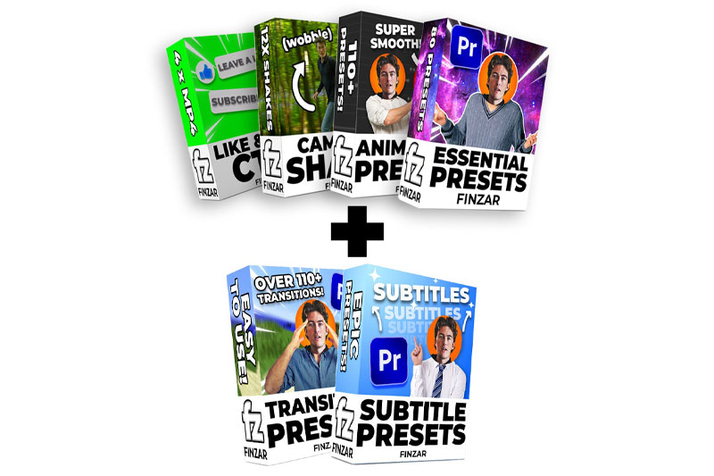 PR预设-相机抖动转场字幕动画预设套装 Storezar – The Ultimate Bundle PLUS