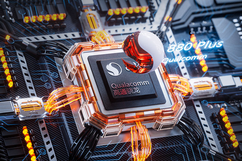 C4D工程-高通骁龙处理器场景渲染工程骁龙芯片C4D模型下载