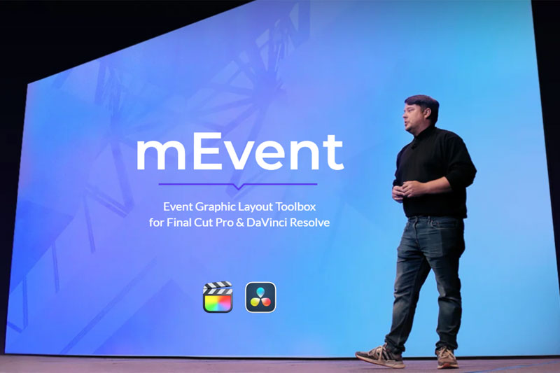 FCPX插件-144组演讲主题背景文字标题图形动画预设 MotionVFX mEvent