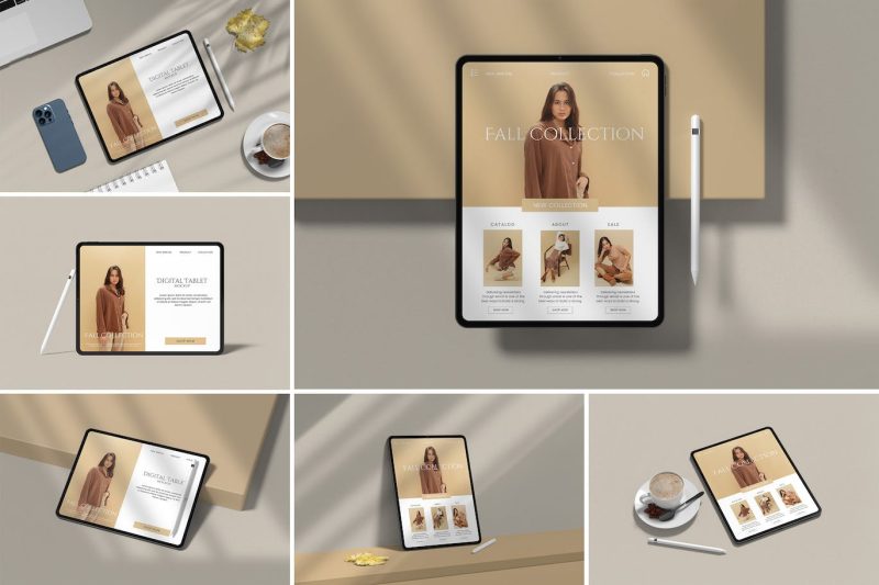 iPad Pro 平板电脑样机素材 iPad Pro Mockup