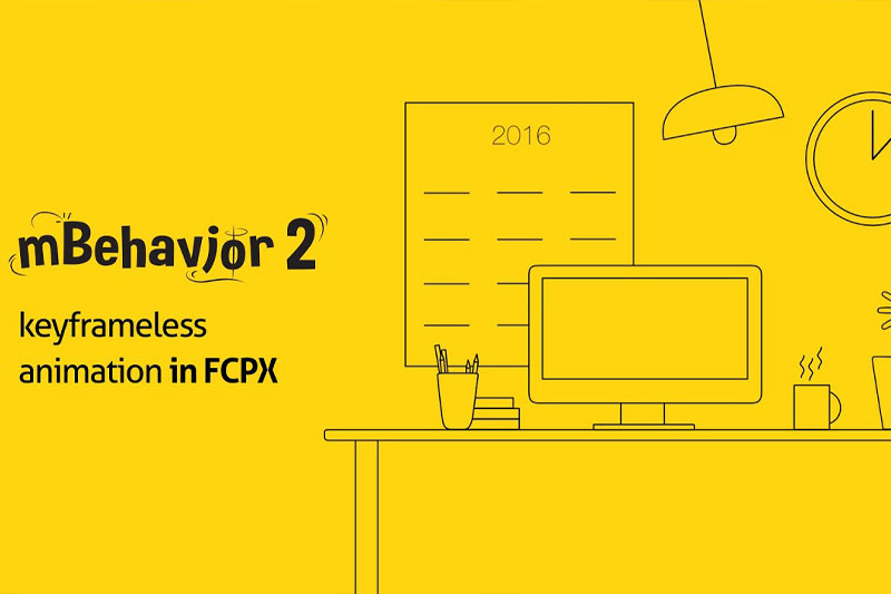 FCPX插件-160种MG动画动作预设 MotionVFX mBehavior 2