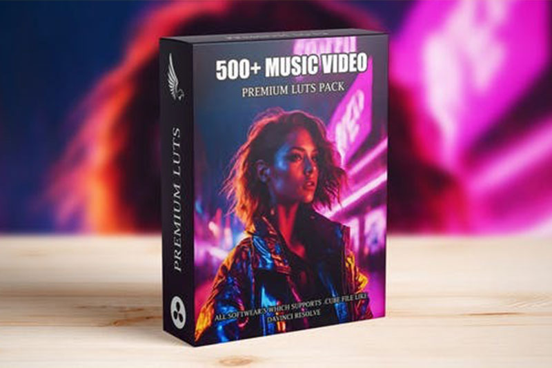 LUTs预设-500组电影音乐MV视频调色预设 Cinematic Music Video LUTs Bundle