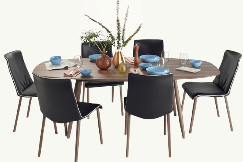 C4D模型-餐桌模型椅子模型饭碗模型餐具C4D模型下载