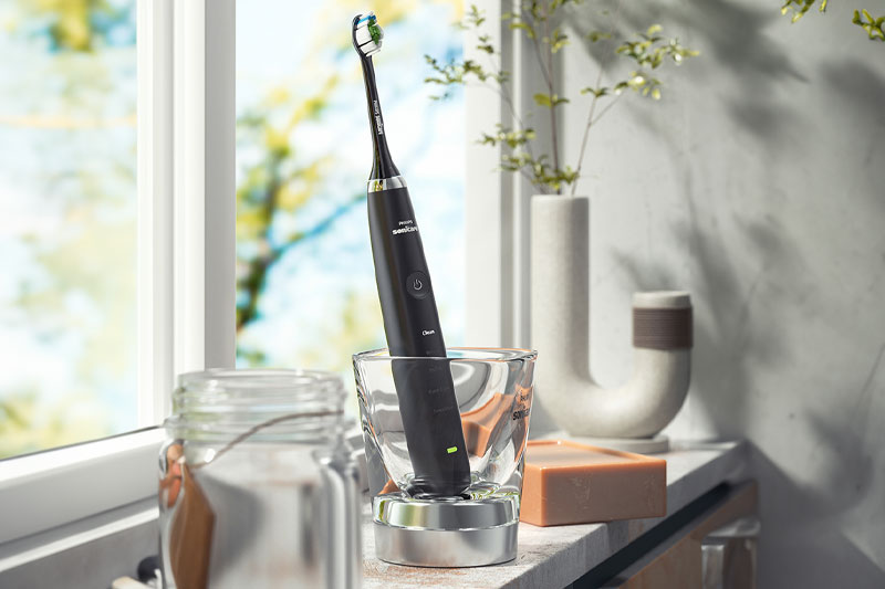 C4D工程-飞利浦电动牙刷渲染工程产品场景工程牙刷C4D模型下载