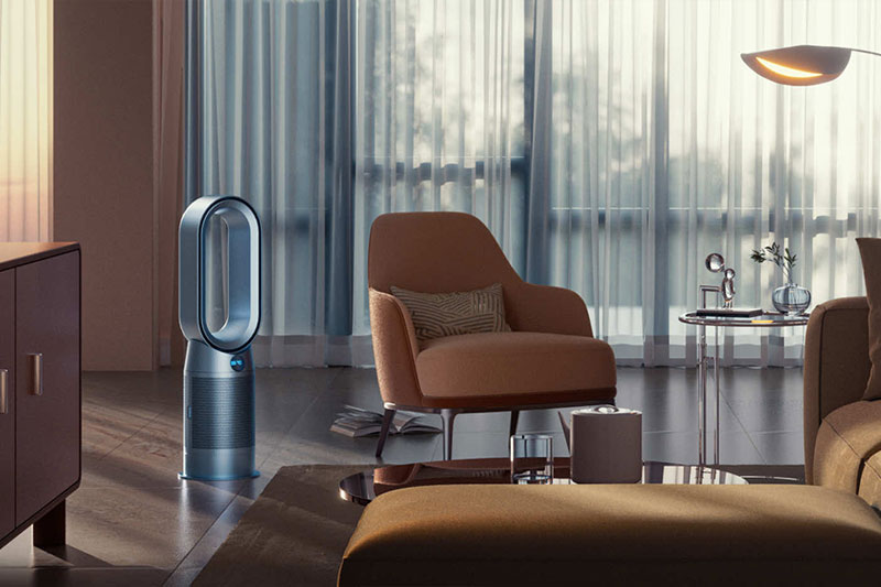 C4D工程-空气净化器渲染工程室内场景工程空气净化器C4D模型下载