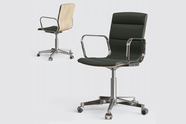 C4D模型-椅子模型旋转椅模型C4D模型下载