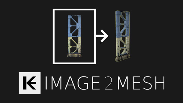 Blender插件-透明背景PNG图像转为网格模型工具 Image 2 Mesh Pro v1.4.1.3
