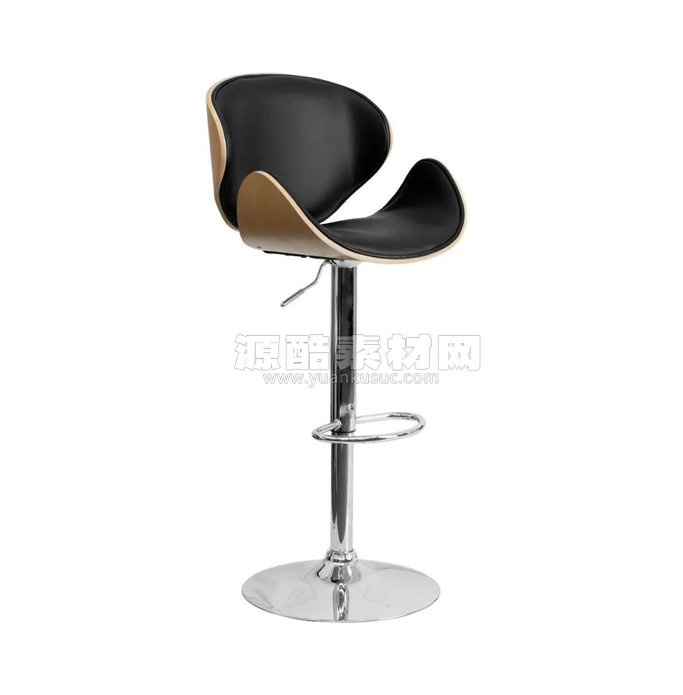 C4D模型-吧台椅模型高脚凳椅子模型C4D模型下载