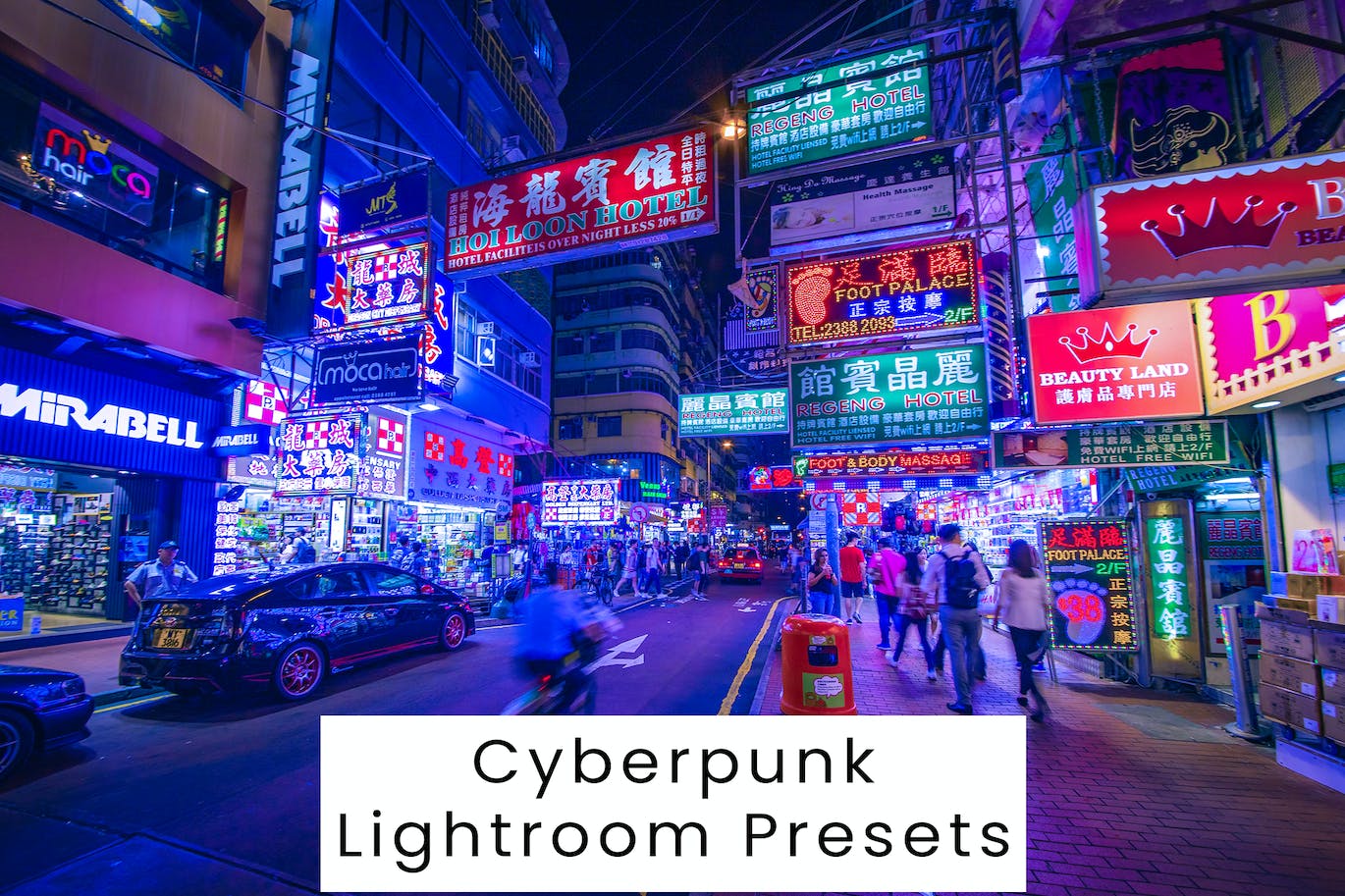 赛博朋克风格照片调色LR预设 Cyberpunk Lightroom Presets