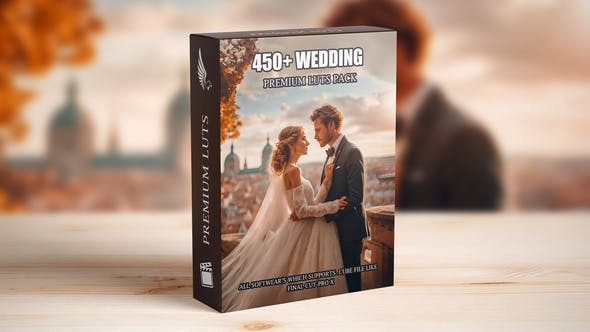 LUTs预设-450组高级婚礼视频调色预设 Premium Wedding LUTs Mega Bundle: Over 450 Professional Color Grading LUTs
