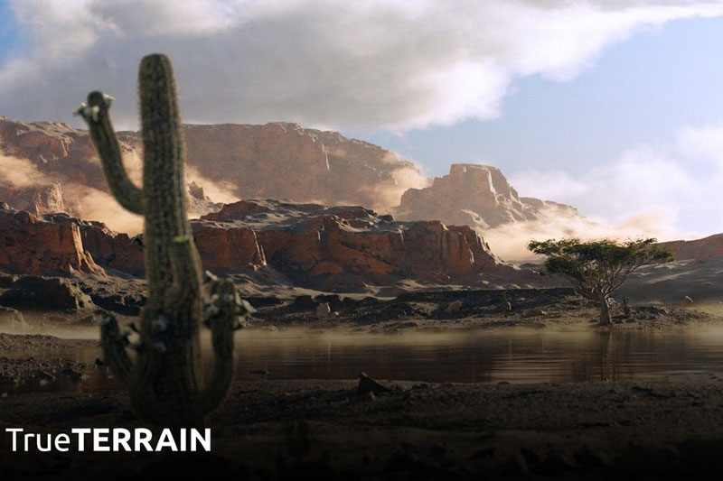 Blender插件-三维自然地形地貌生成器 True Terrain Ultimate v4.4 + 材质预设包