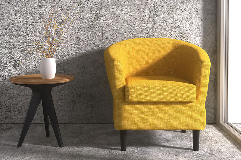 C4D工程-工业风室内场景渲染工程沙发茶几C4D模型下载