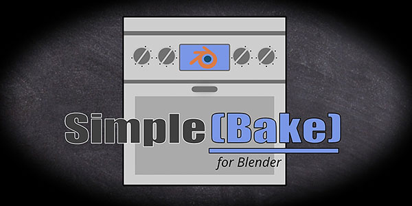 Blender插件-烘焙PBR材质纹理贴图插件 Simplebake v1.1.0