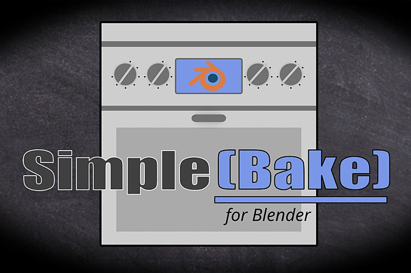 Blender插件-烘焙PBR材质纹理贴图插件 Simplebake v1.1.0