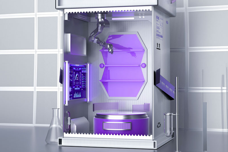 C4D工程-电商科技展示柜场景渲染工程电商场景C4D模型下载