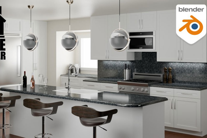 Blender插件-室内环境布局家装设计插件 Home Builder v4.0.1