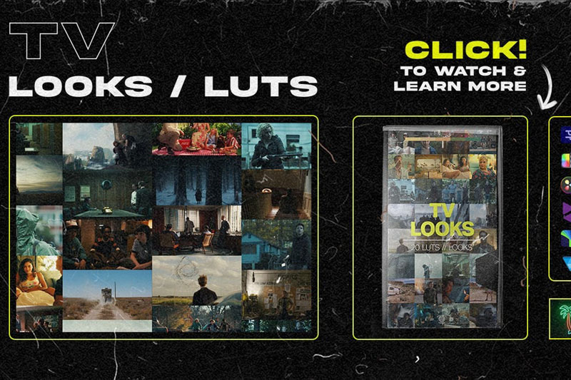 LUTs预设-20组顶级好莱坞美剧电视节目复古风格调色预设 Tropic Colour – TV Looks