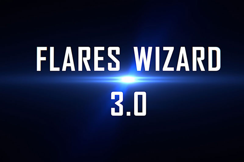 Blender镜头光晕耀斑辉光特效插件 Flares Wizard v3.1.1