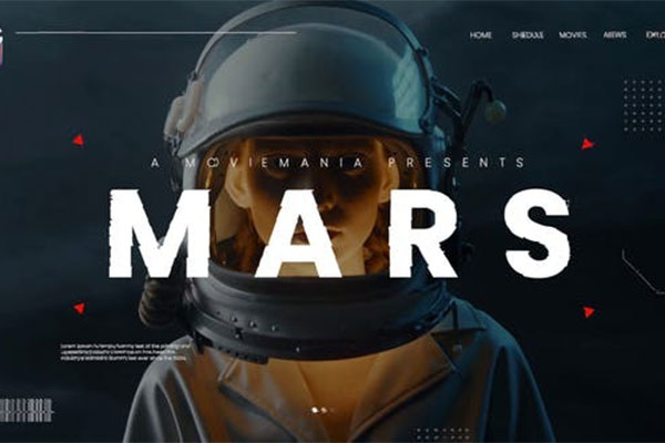 FCPX插件-20个未来科技故障干扰闪烁文字标题图形动画 Astro Space Title