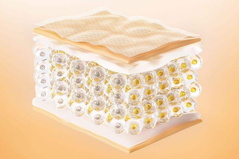 C4D工程-美妆细胞分子电商详情场景渲染工程细胞分子C4D模型下载