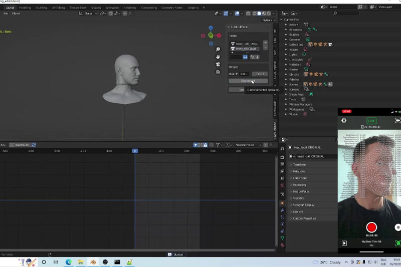 Blender插件-面部动作捕捉3D模型交互动画工具 Blender LiveLinkFace v0.0.5