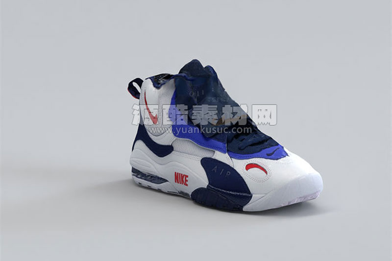 C4D模型-耐克鞋子模型运动鞋模型C4D模型下载