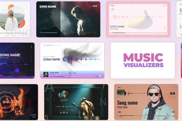 AE模板-创意广播音乐音频可视化工具包 Audio Music and Podcast Visualizers