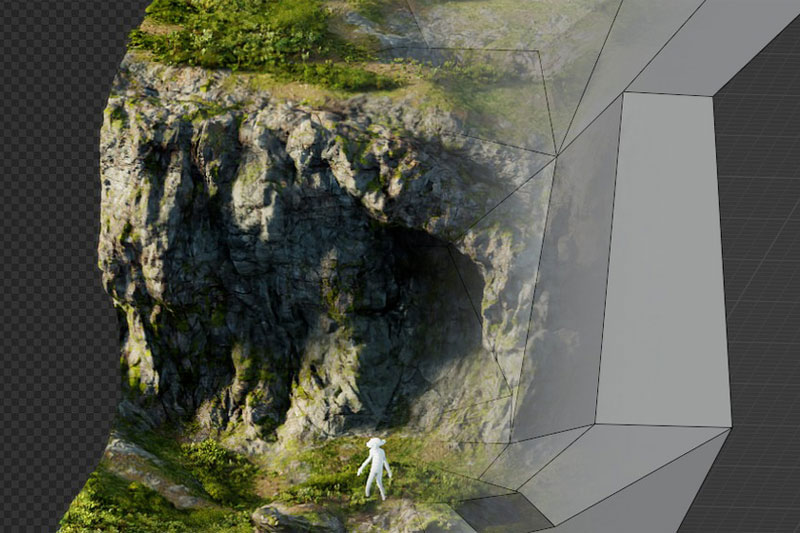 Blender预设-自动多边形地形资产预设 Auto-Terrainer V2