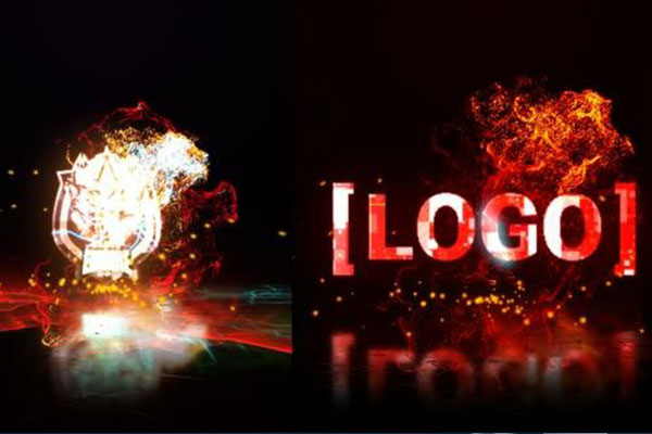 AE模板-炫酷能量粒子爆炸LOGO标志开场展示动画 Quick Impact Logo Reveal