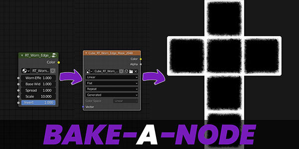 Blender插件-烘焙任何着色器节点到图像纹理工具 Bake-A-Node v3.0