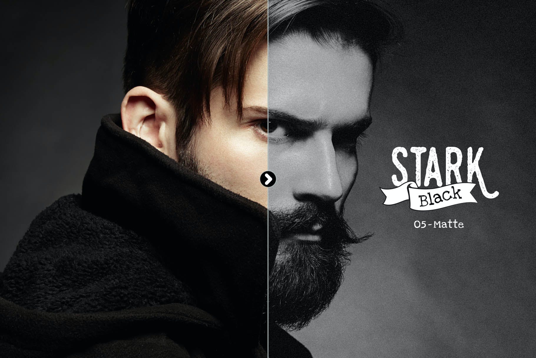 戏剧性的黑白滤镜照片后期处理LR预设 Stark Black – Dramatic Black & White Presets