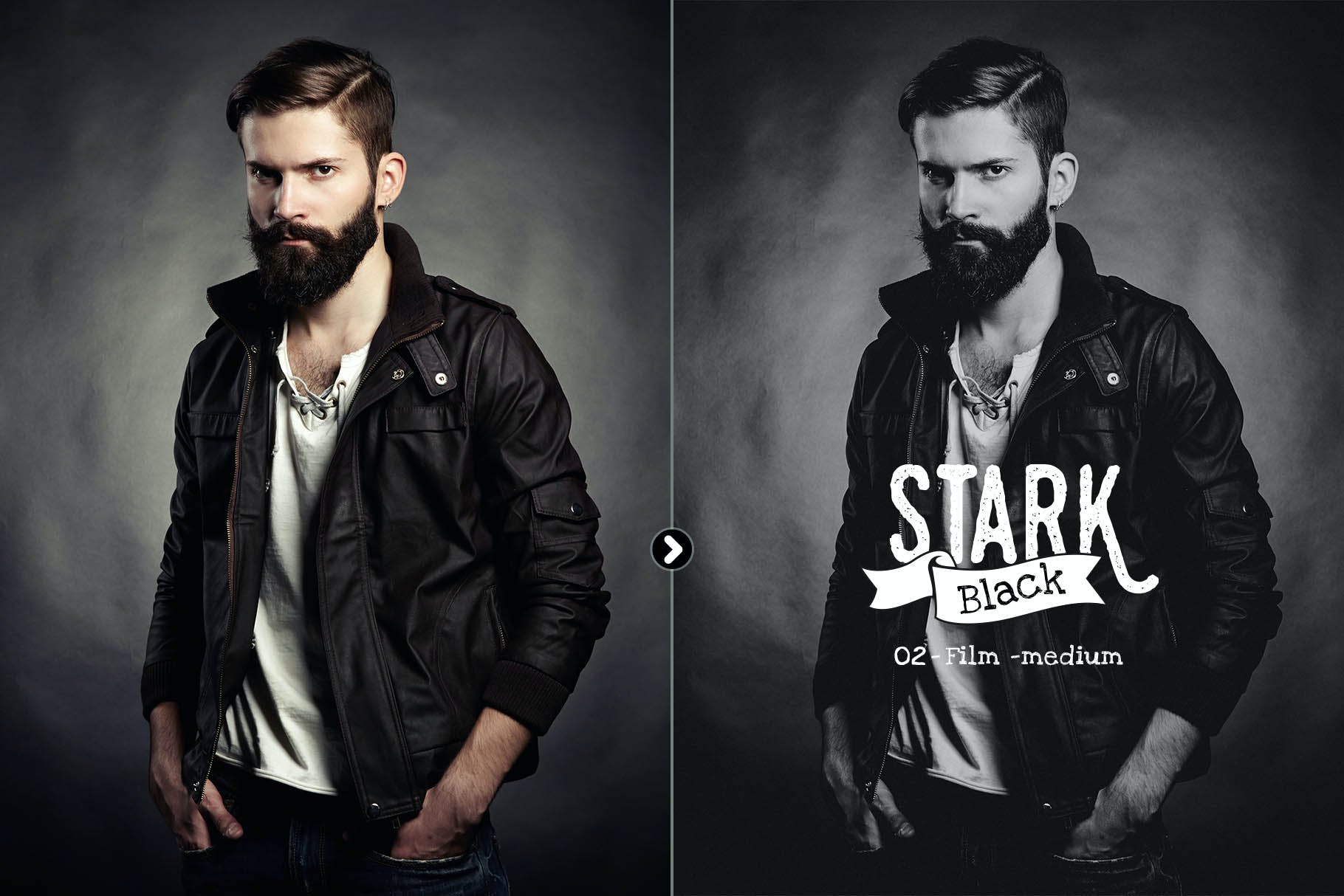 戏剧性的黑白滤镜照片后期处理LR预设 Stark Black – Dramatic Black & White Presets