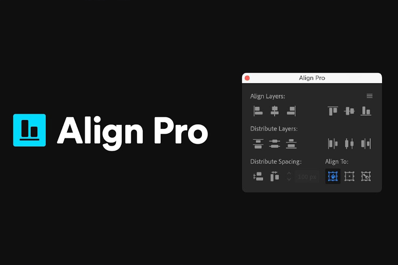 AE脚本-智能快速图层对齐工具 Align Pro v1.1.0 + 使用教程