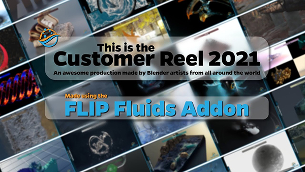 Blender插件-水花液体流体模拟工具 Flip Fluids v1.7.4 + 资产预设