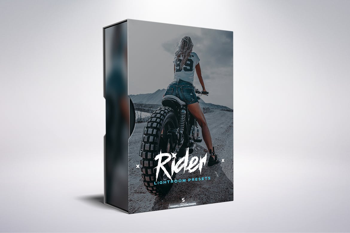 摩托骑士蓝色滤镜LR调色预设下载 Rider Lightroom Presets