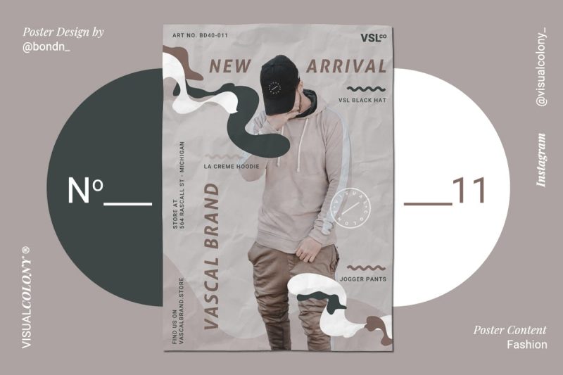 创意时尚服装宣传单模板下载 Fashion Poster