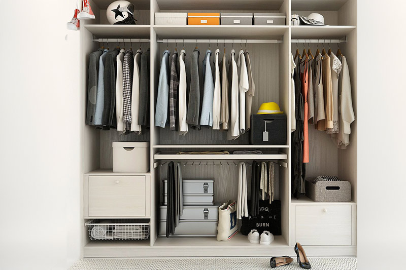 C4D模型-男士衣柜模型衣服模型服饰C4D模型下载