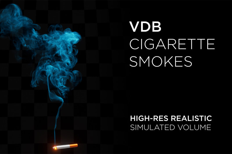 5个高分辨率香烟VDB烟雾素材下载