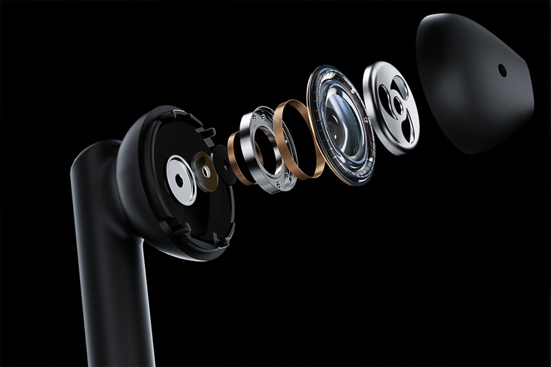 C4D工程-耳机拆解内部爆炸场景渲染工程耳机内部模型C4D模型