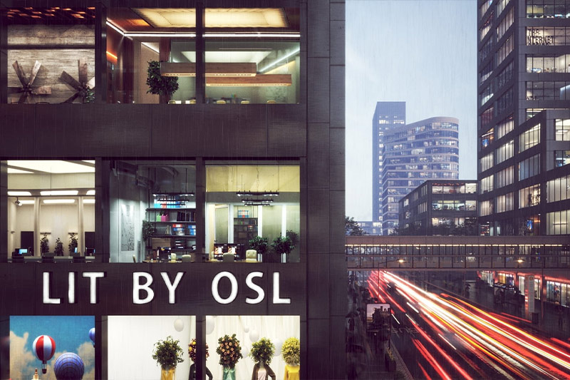 90组大楼楼体建筑室内多视角深度Parallax OSL视差贴图